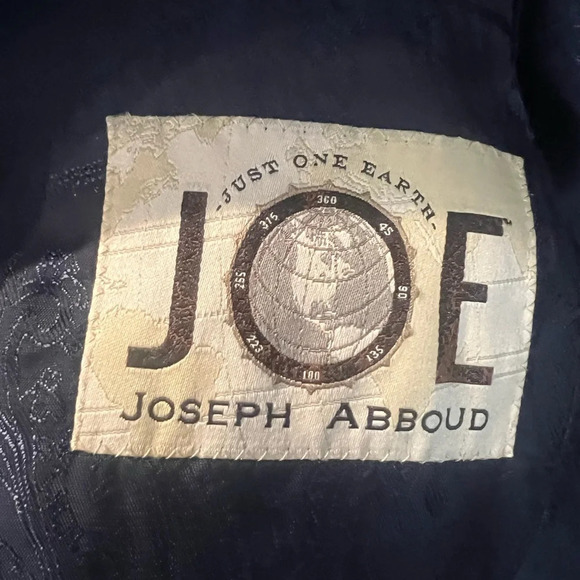 Joseph Abboud Black and Navy Blazer 38R - Picture 2 of 4